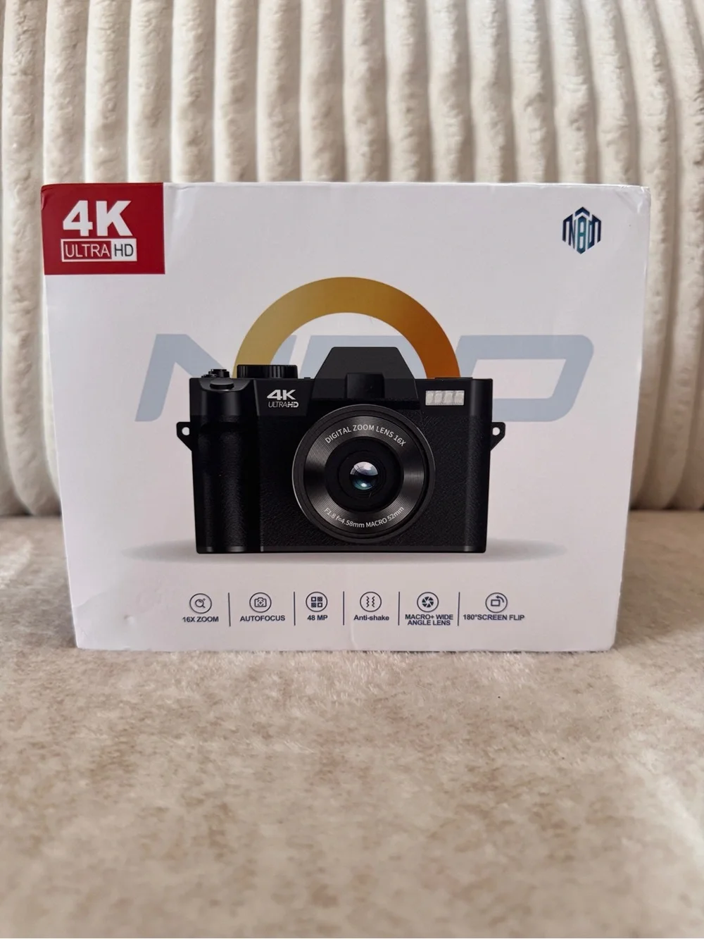 4K Digital Camera Flip Screen Vlogging Camera 48MP
